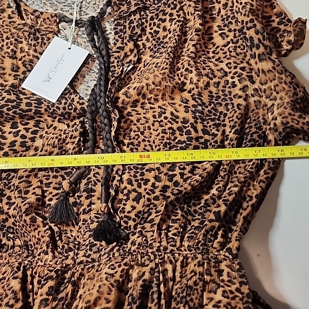 Jessica Simpson NWT Brown Leopard Dress - Picture 4 of 4